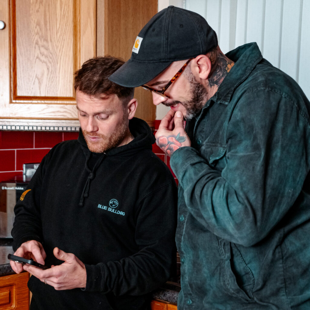 customer booking work with trade business