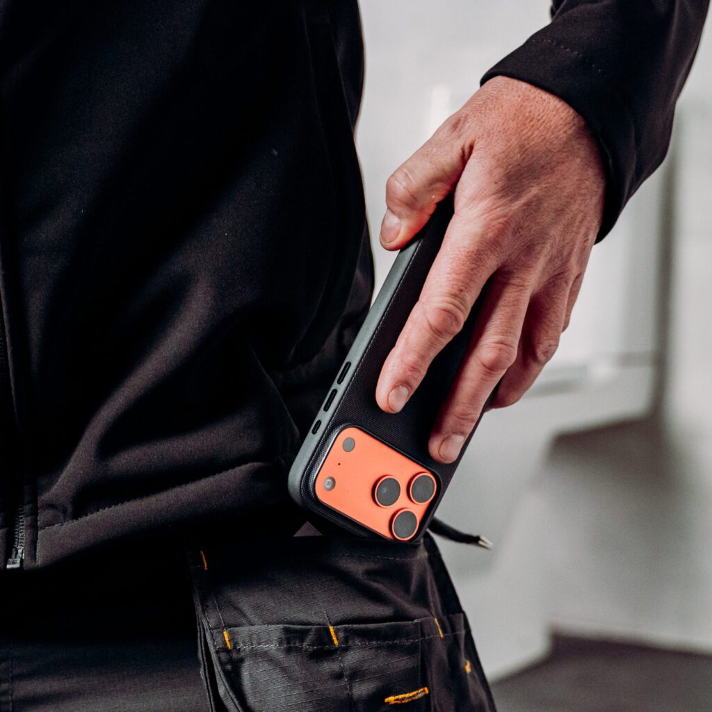 Powered Now job management software on mobile app