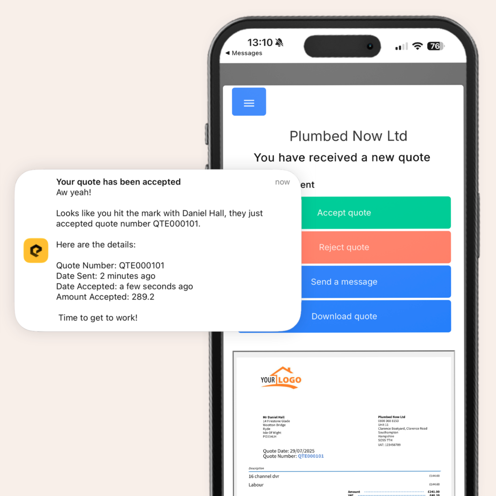 trade scheduling app