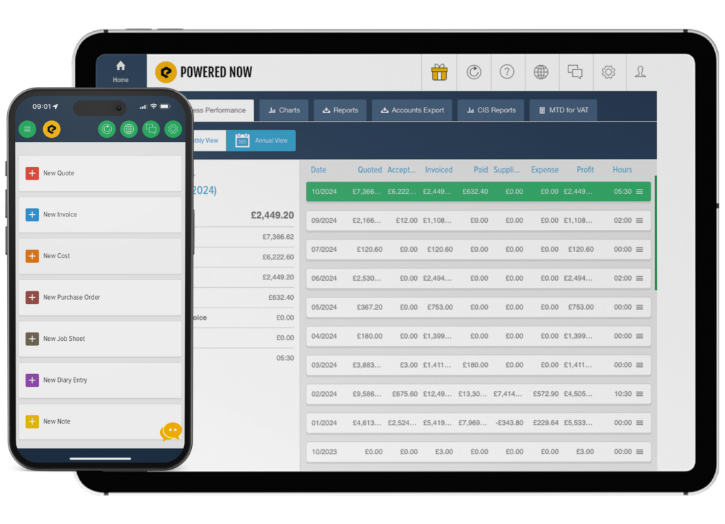 UK Job management software overview